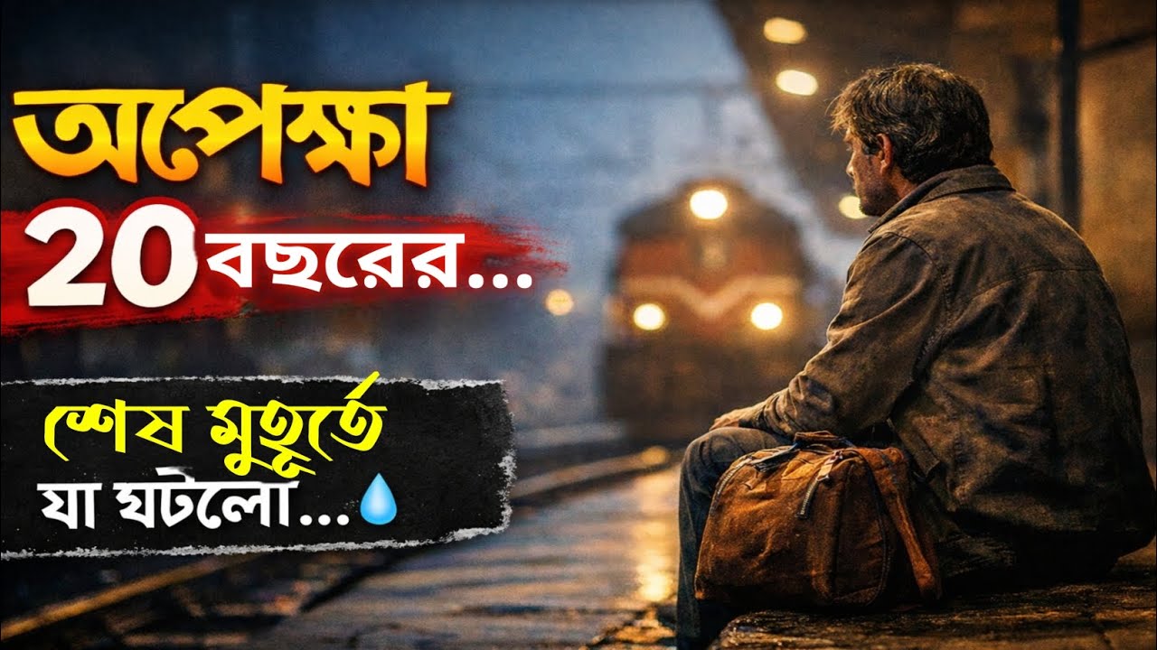 “২০ বছর ধরে স্টেশনে অপেক্ষা… শেষ মুহূর্তে যা ঘটলো কেউ বিশ্বাস করবে না 💔 Emotional Story”