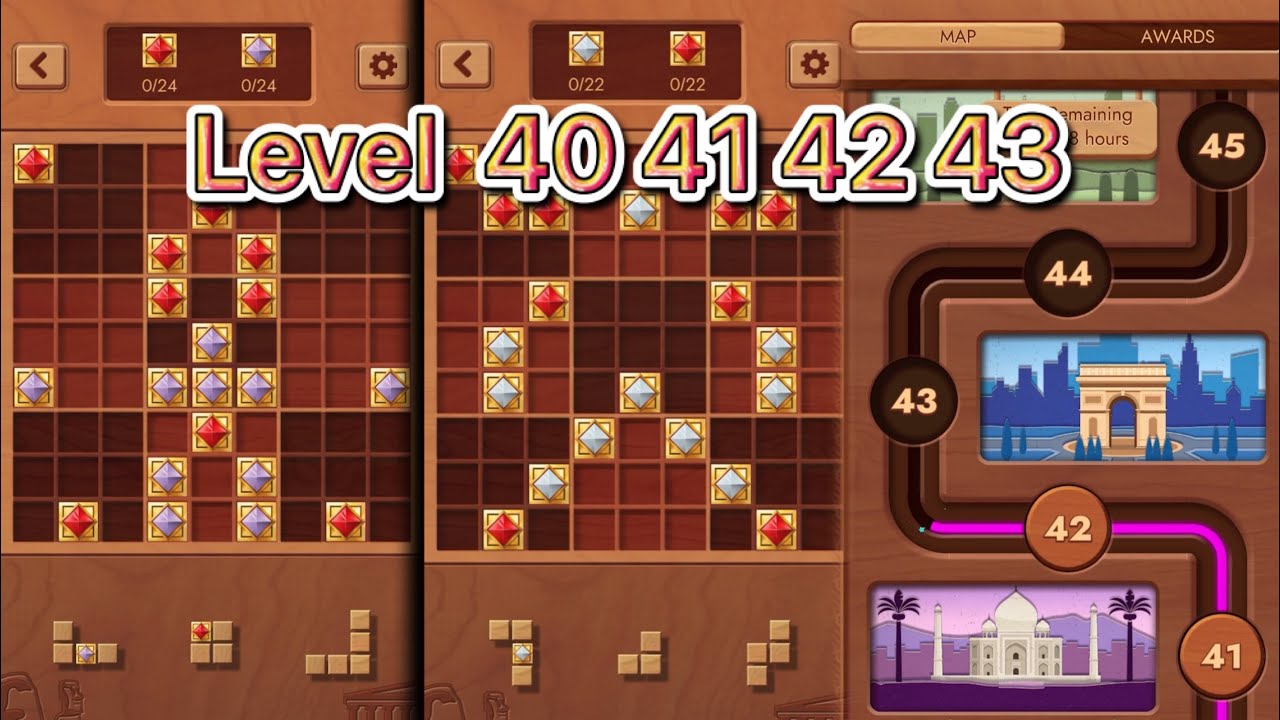 Woodoku level 40 41 42 43 Journey Gameplay Walkthrough iOS Android