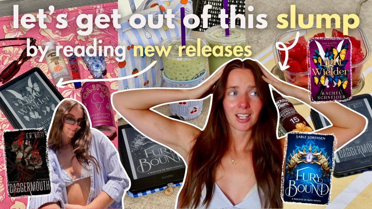 read new releases with me 📖🌥️🗡️🫧| READING VLOG