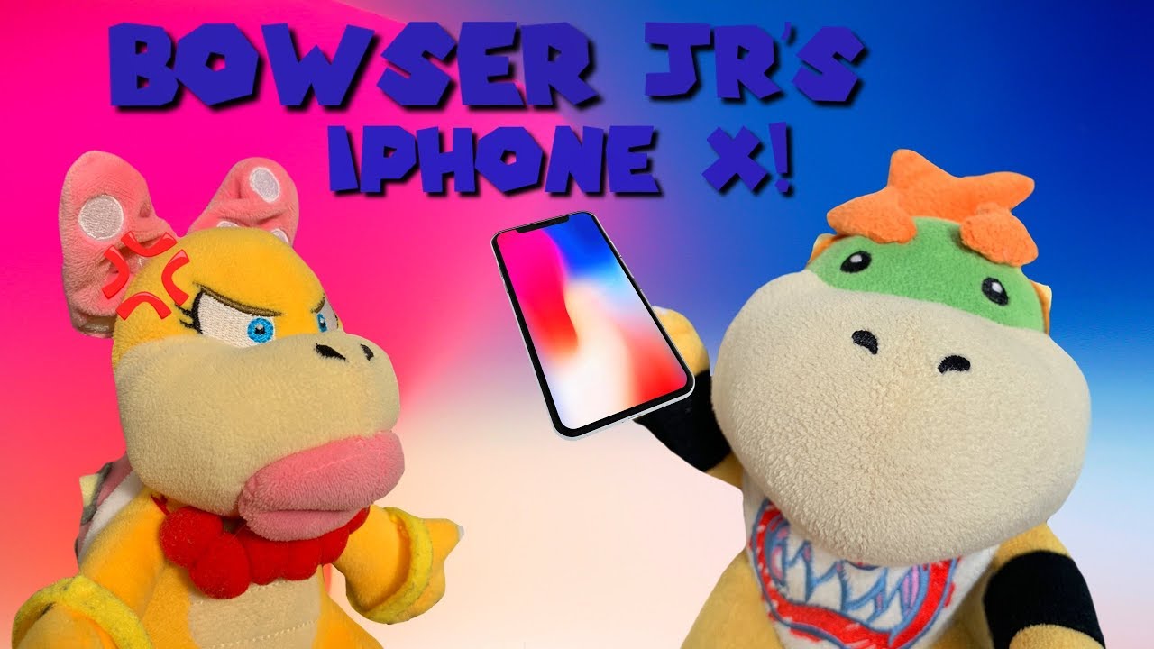 Bowser Jr's iPhone X! - Super Mario Richie