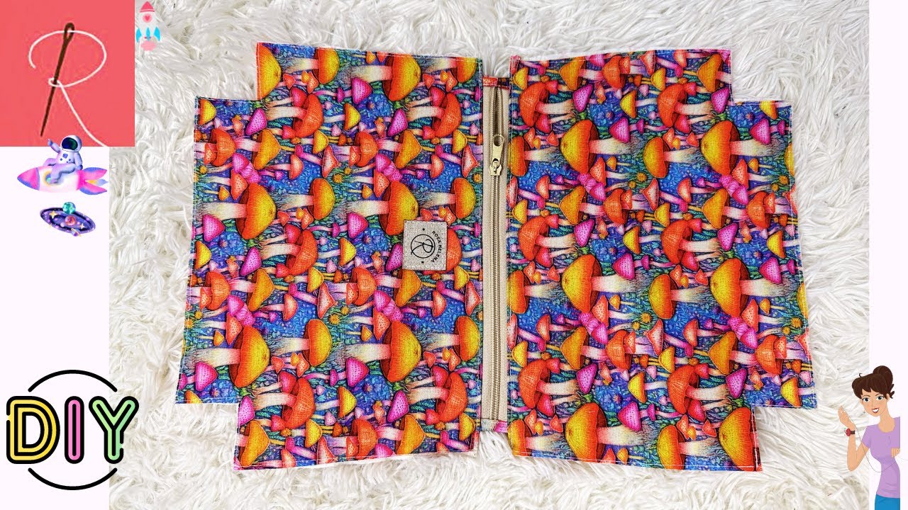 COMO FAZER SUA PRIMEIRA NECESSAIRE 🌟 COSTURA CRIATIVA 🌟 CANAL DA ROSA