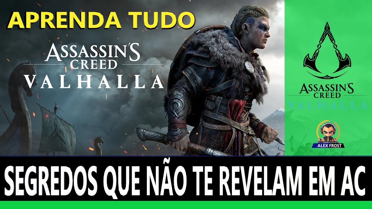 SEGREDOS NÃO REVELADOS EM ASSASSINS CREED VALHALLA - SAIBA TUDO POR CONTA PRÓPRIA