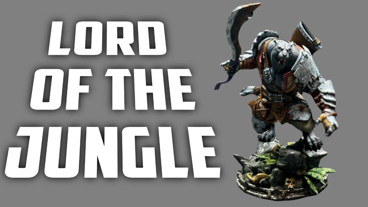 Painting  LORD OF THE JUNGLE from Witchsong miniatures