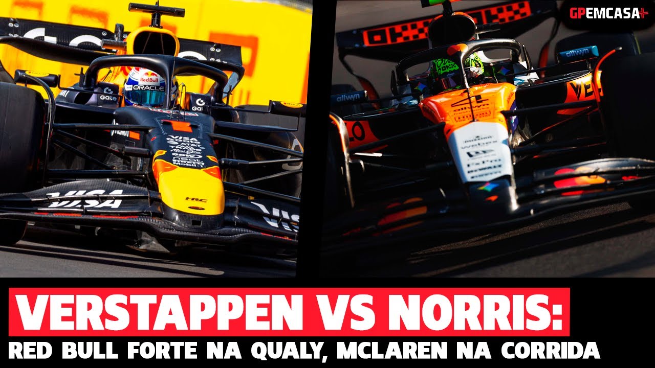 F1: VERSTAPPEN VOA NA VOLTA R&Aacute;PIDA, MAS NORRIS DOMINA NO RITMO DE CORRIDA | F&Oacute;RMULA 1 | GP EM CASA+