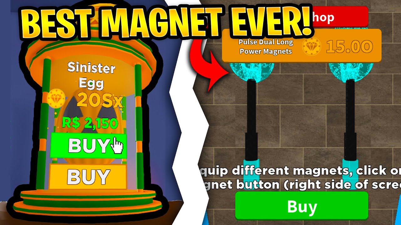 ⚡I GOT THE BEST MAGNET AND PET MAGNET SIMULATOR UPDATE 24