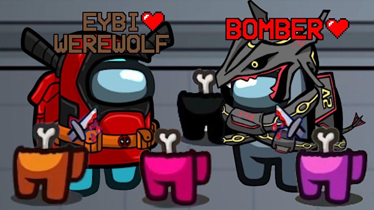 POTĘŻNE DUO LOVERÓW! WEREWOLF + BOMBER! | AMONG US