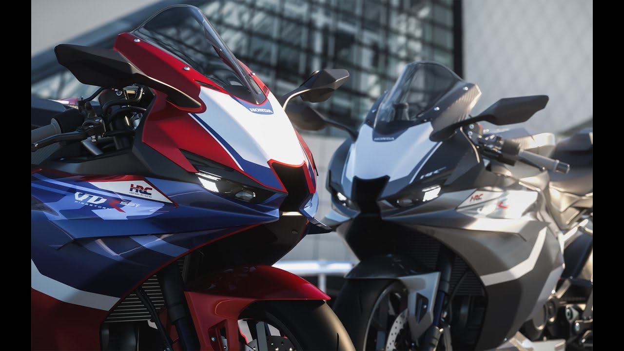 All new Honda V3R 900 RR Firestorm E-supercharged