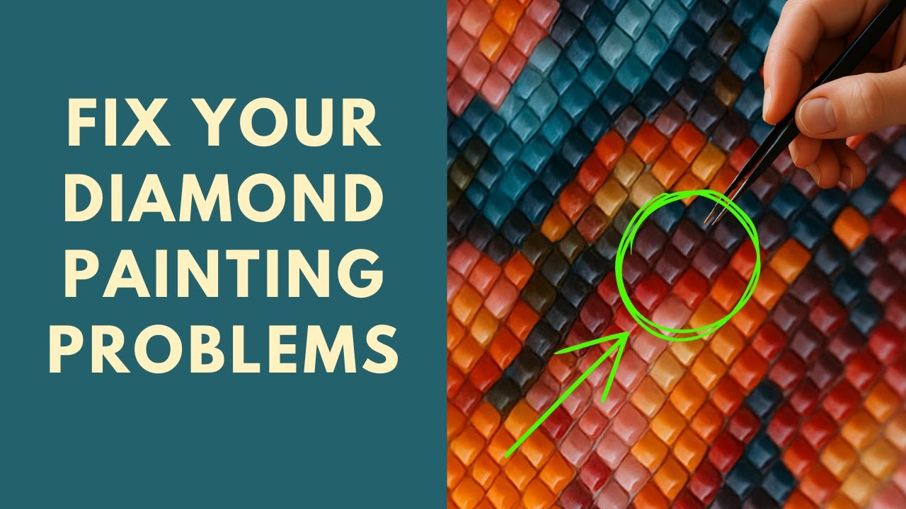 How To Fix Diamond Painting Art Problems In Minutes!