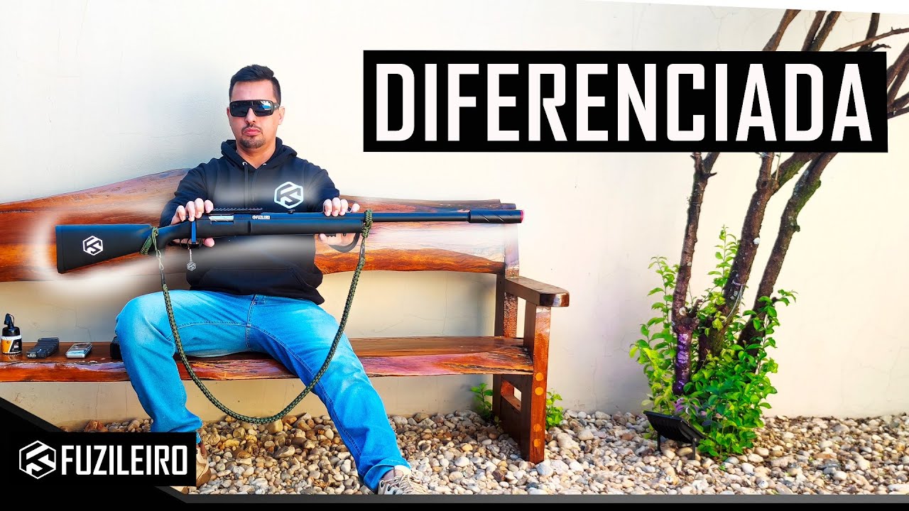 TESTE + MEU RIFLE M24 STORM ROSSI AIRSOFT !!! OS DIFERENCIAIS