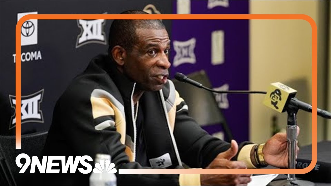 Deion Sanders holds news conference ahead of Kansas State game