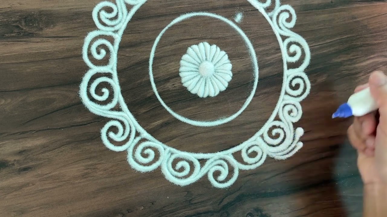 very beautiful rangoli designs 👍🙏♥️❤️सोपी रांगोळी 🙏👍easy designs 👍🙏😊😊😊like share n subscribe…🙏👍🙏🙏♥️