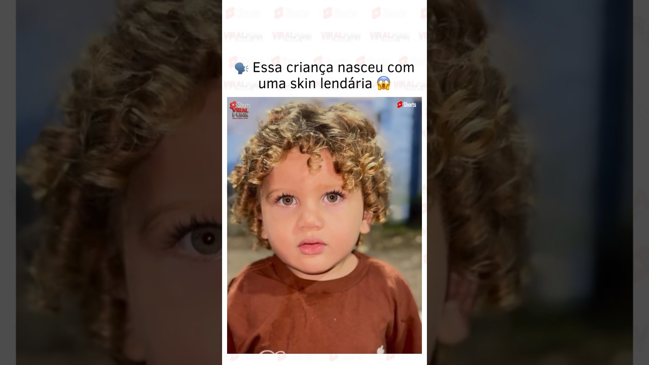 THIS CHILD WAS BORN WITH A LEGENDARY SKIN 😱 LOOK AT THIS! #memes #beauty #viralshort #wentviral