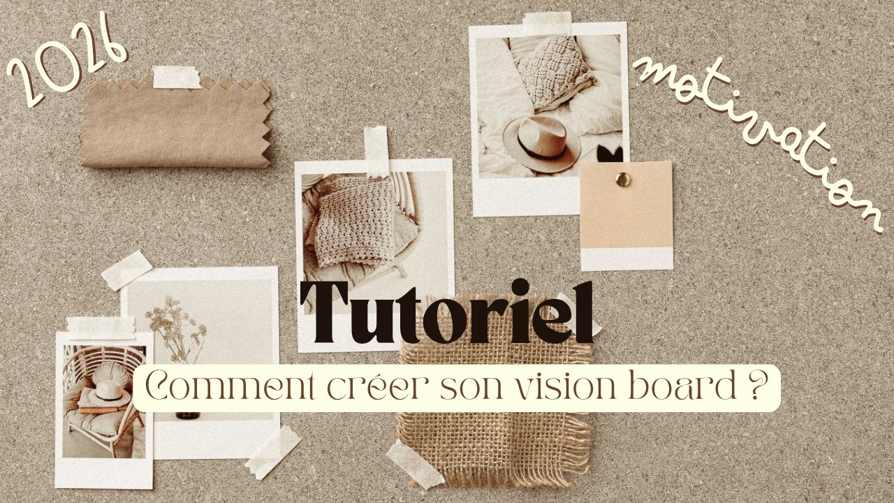 Créer son vision board 2026 ✨