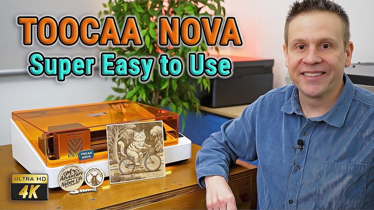 Умный и простой в использовании TOOCAA NOVA #лазер #лазернаягравировка #toocaa #проект #легко #ла...