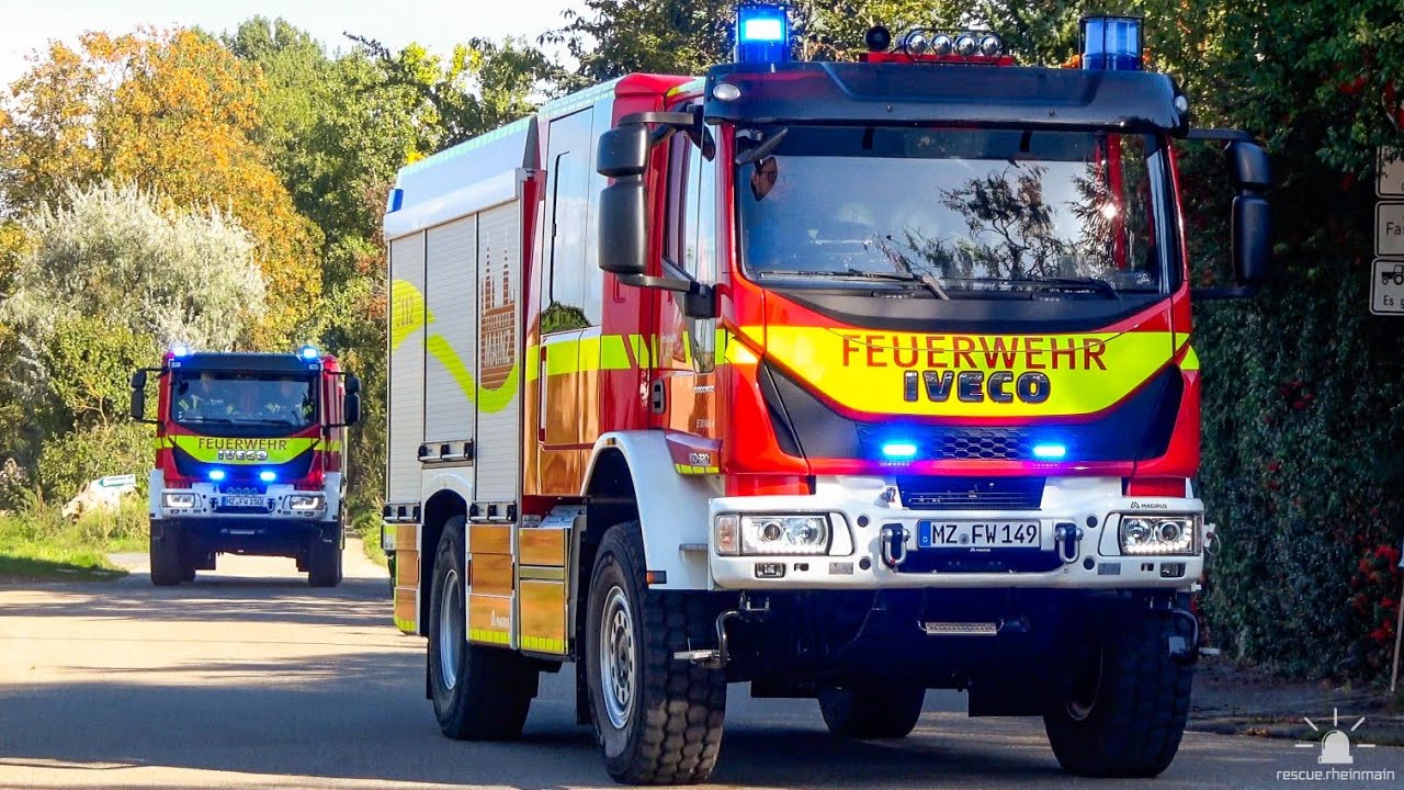 [Brennt Sporthalle] Großübung der Mainzer Jugendfeuerwehren