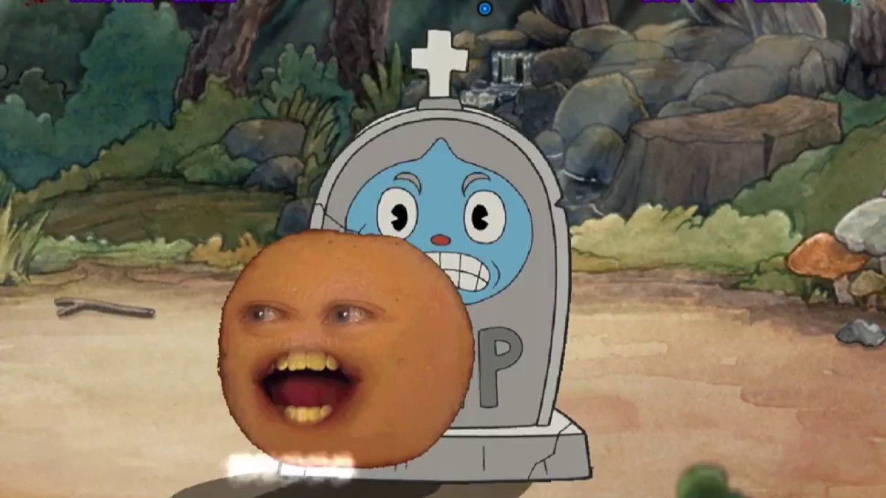 Mugen Request Annoying Orange vs Goopy Le Grande (Cuphead)