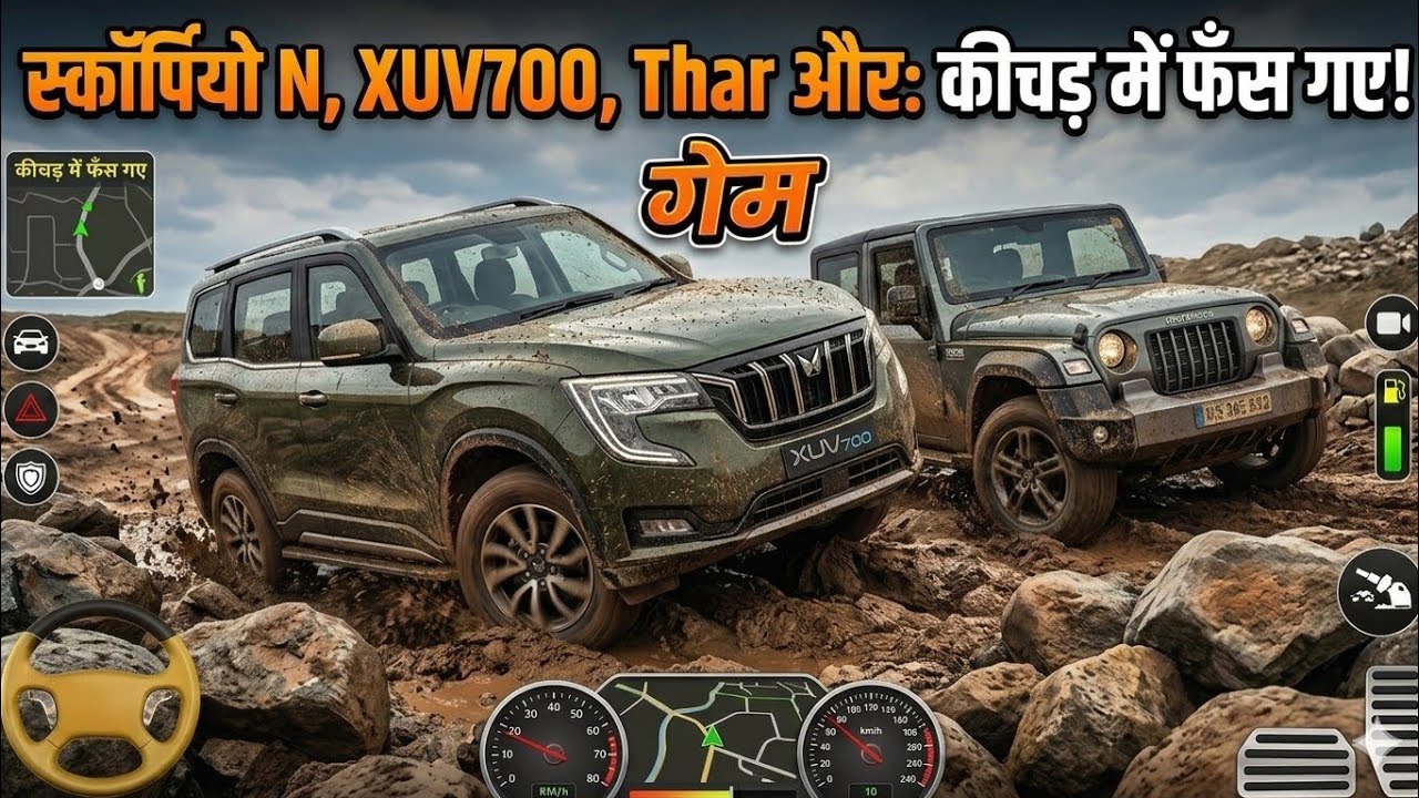 XUV 700 vs Thar 🤘 #gaming 