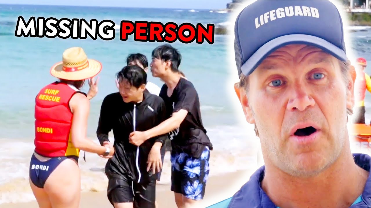 Panicking Lifeguards Search For Missing Swimmer