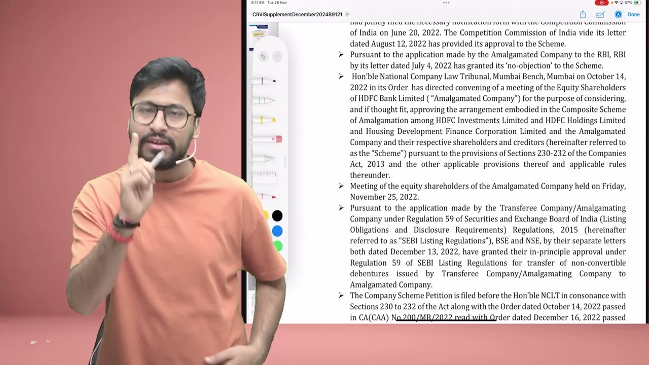 Amendments for CRVI/CRI || CS Professional || for Dec 24 and onwards