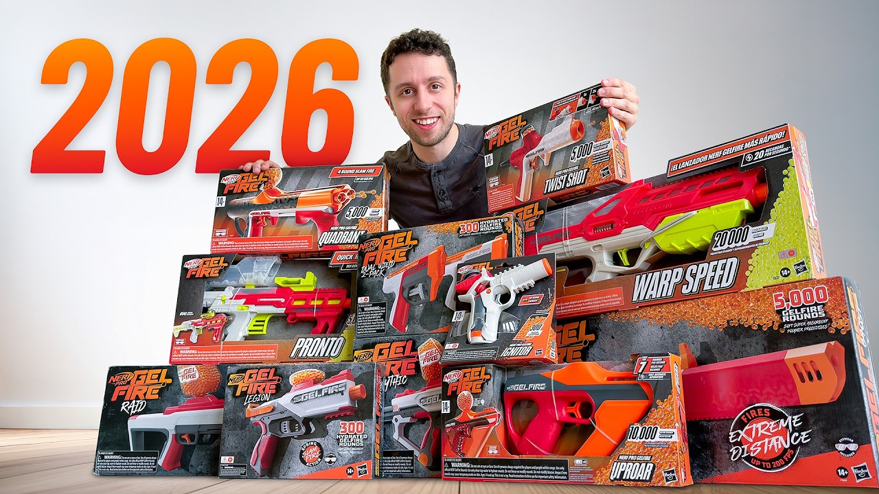 ВСЕ бластеры Nerf Gelfire, когда-либо выпущенные!