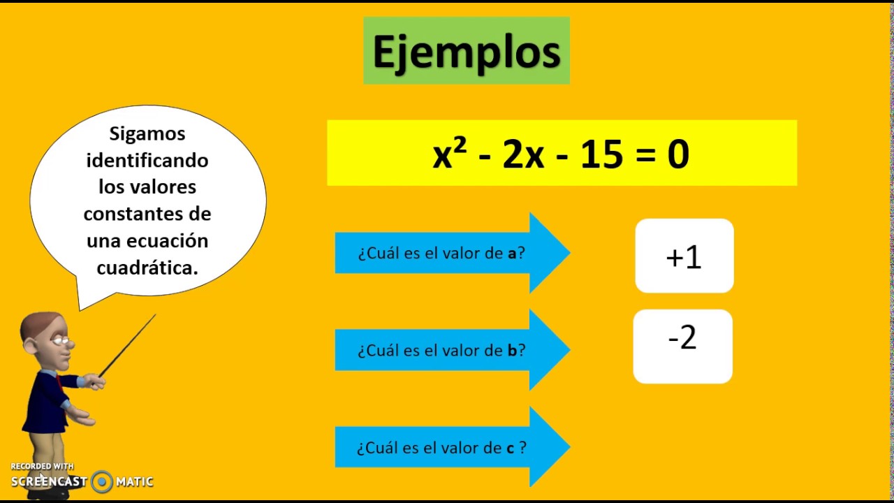 DEFINICION ECUACION CUADRATICA