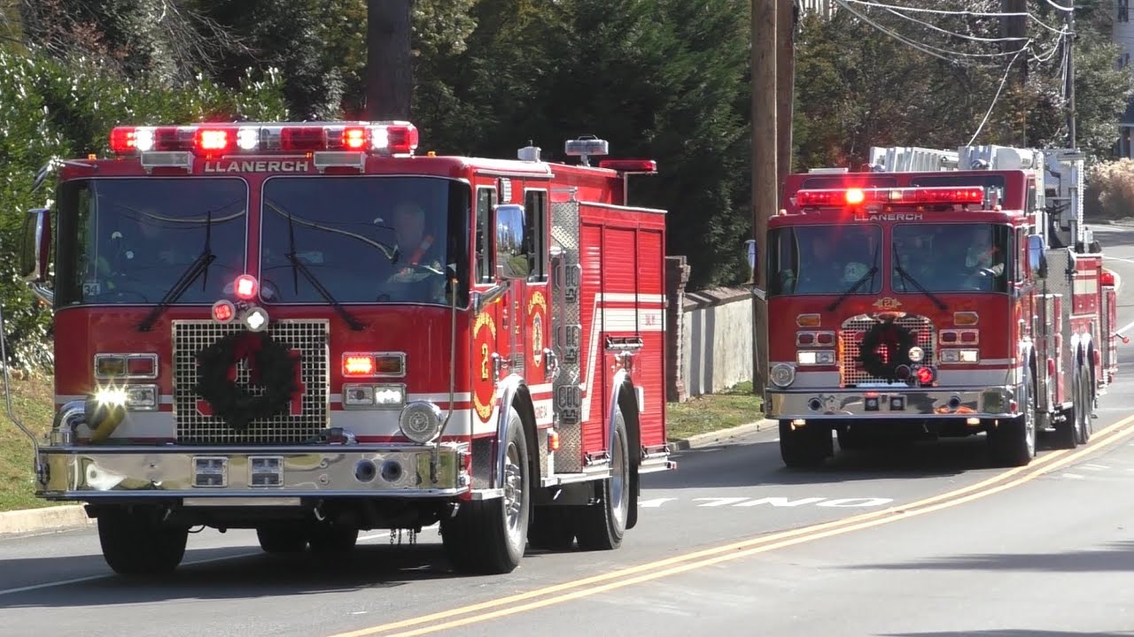 Haverford Township 2nd Alarm Working Building Fire Response 12/30/20