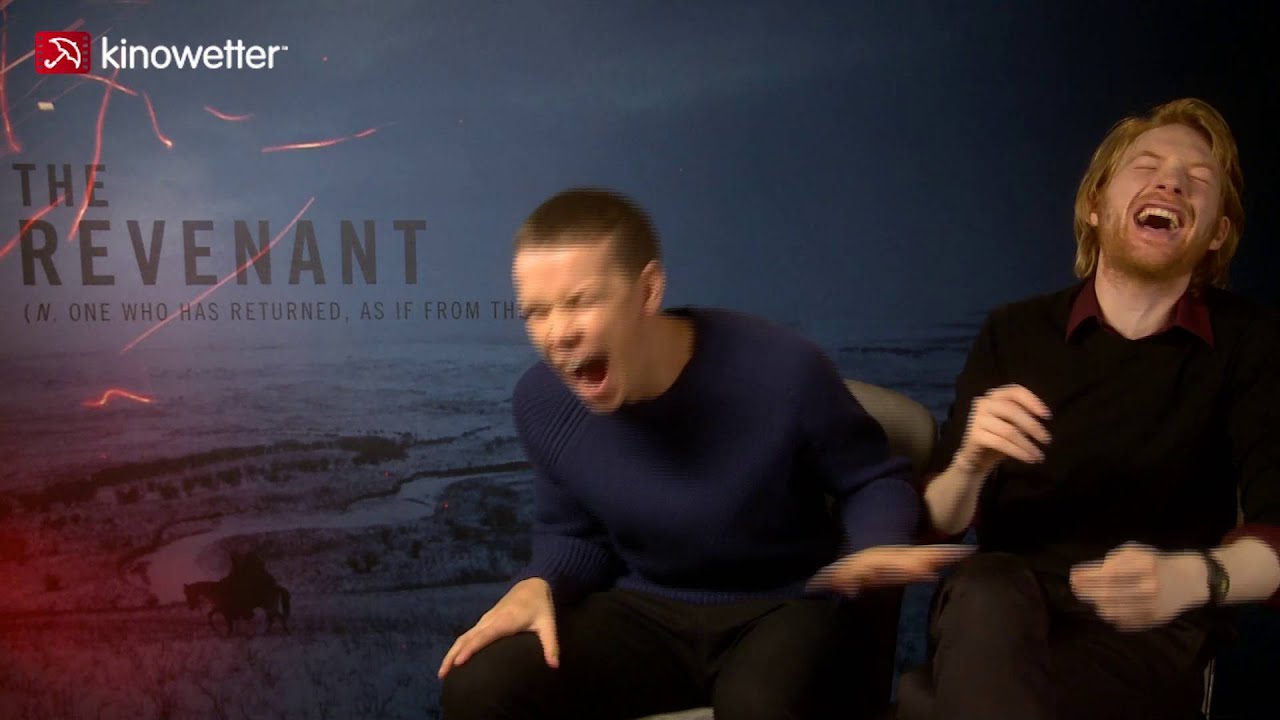 Interview Will Poulter & Domhnall Gleeson THE REVENANT
