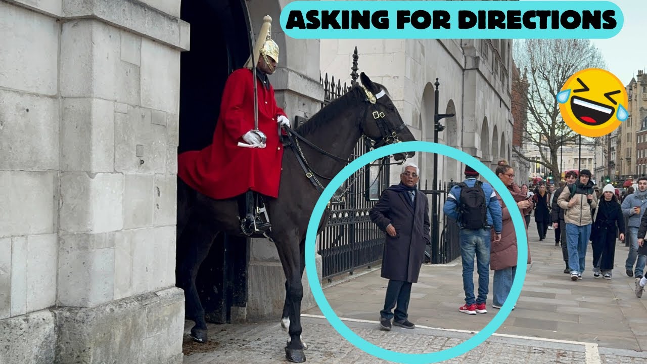 🤣FULL NONSENSE! Asking the Guard for Directions Inside the Box 🙈