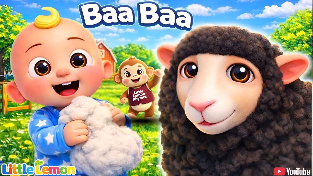 Baa Baa Black Sheep | Sheep Song for Kids 🐑 | Hindi Rhymes