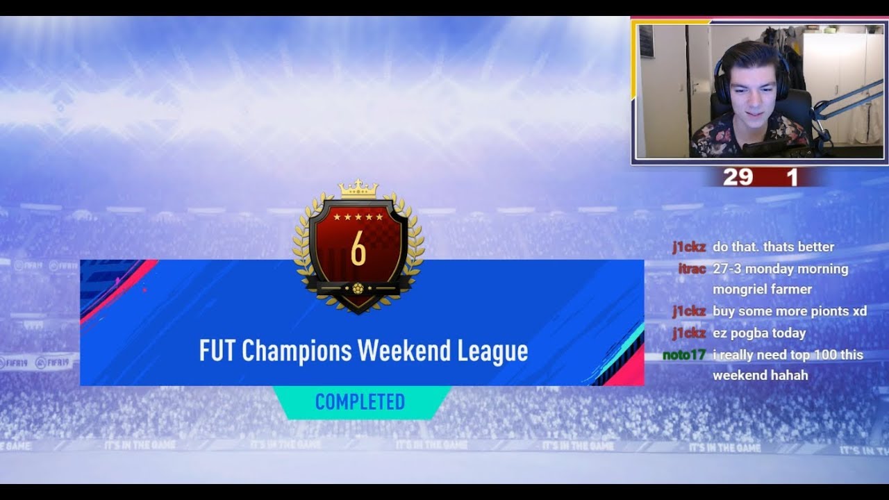 FIFA 19 TOP 100 WEEKEND LEAGUE REWARDS 6TH IN THE WORLD [PC]