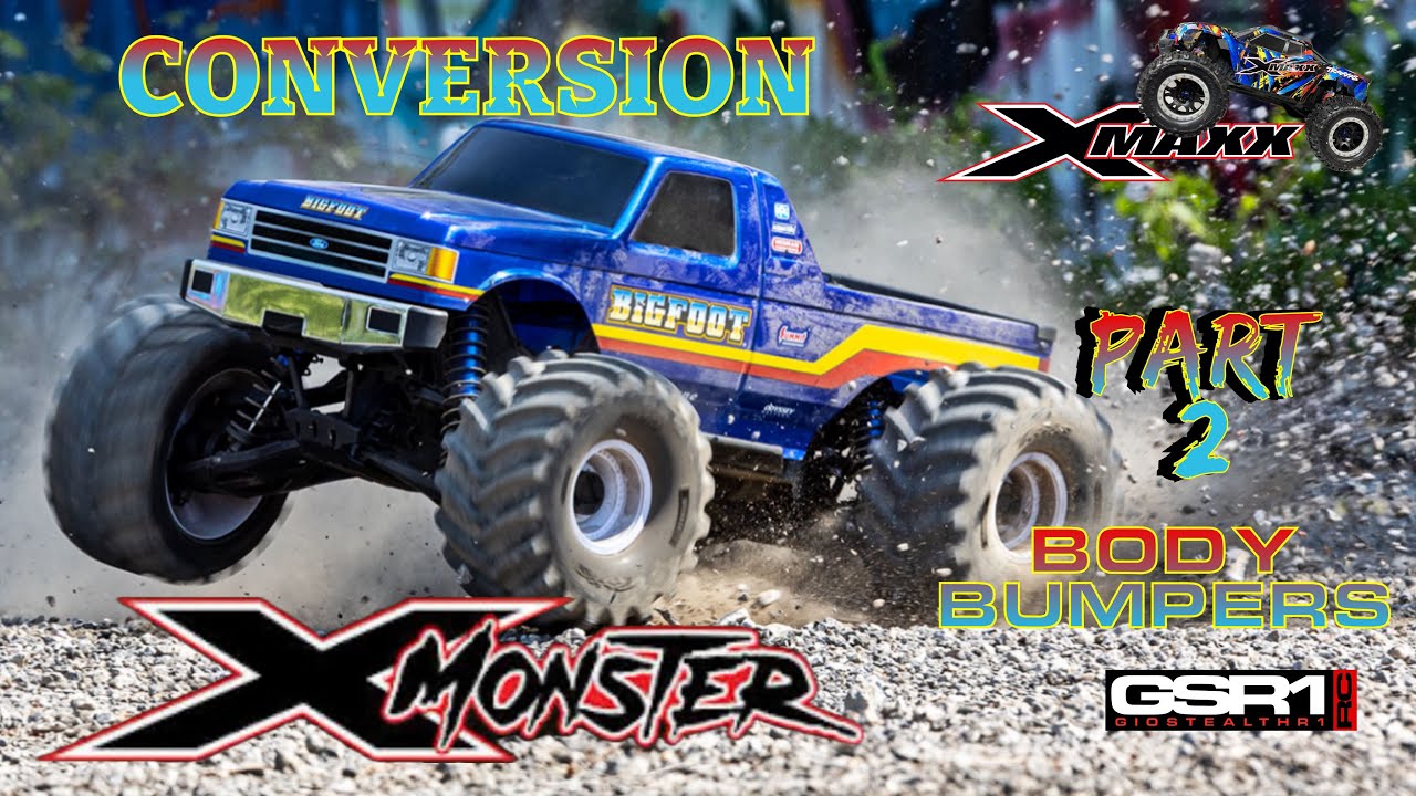 Переделка XMAXX в XMONSTER. Часть 2. Кузов и бампер