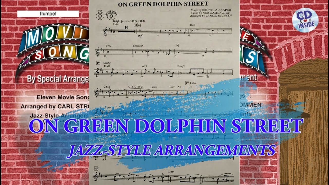 On Green Dolphin Street-Trumpet Solo-Jazz Style-Backing Track