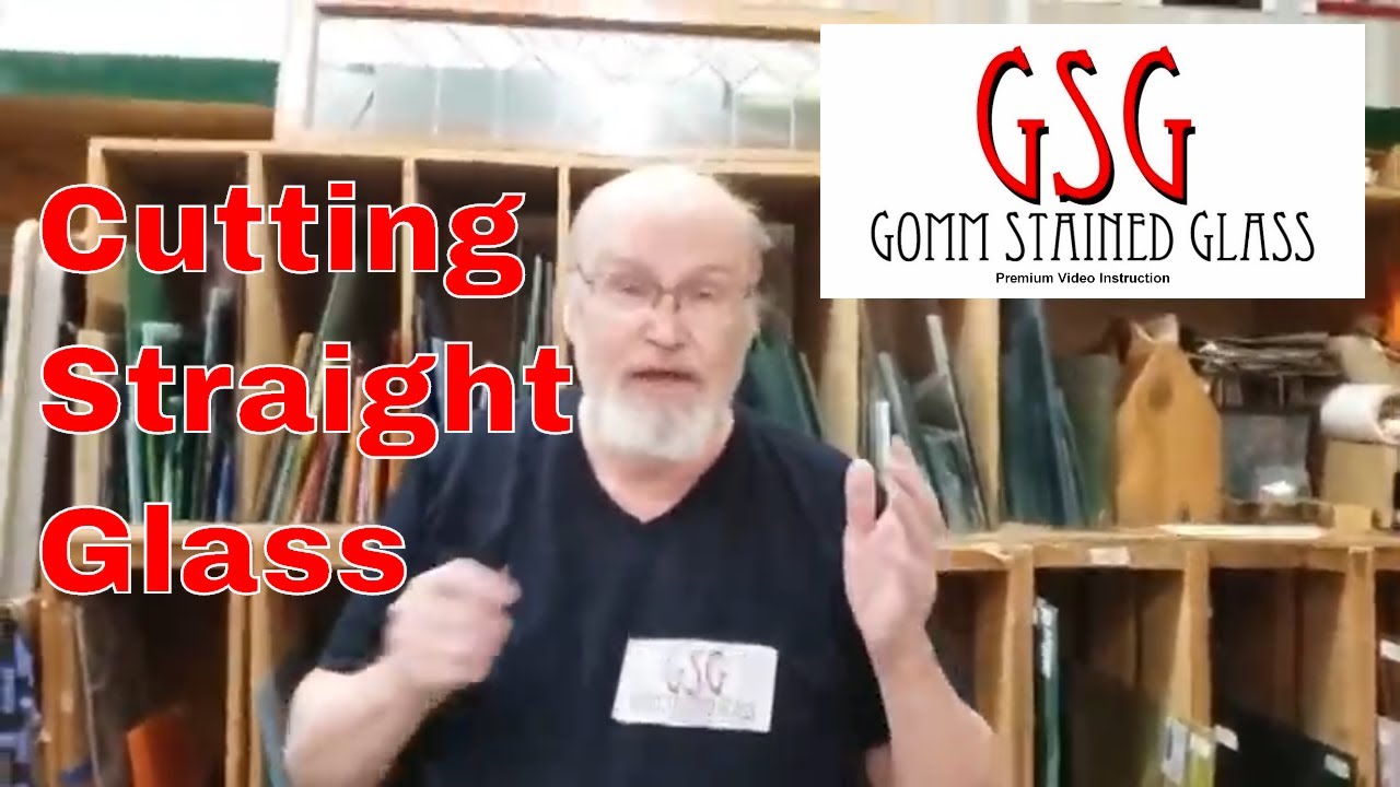 Straight Stained Glass Cutting Techniques V272