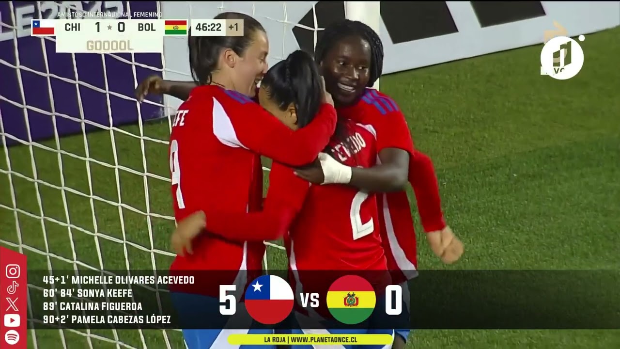 GOLEÓ CHILE A BOLIVIA #GolesP11 Chile 5-0 Bolivia Amistoso 03-07-2025 Compacto Resumen Completo