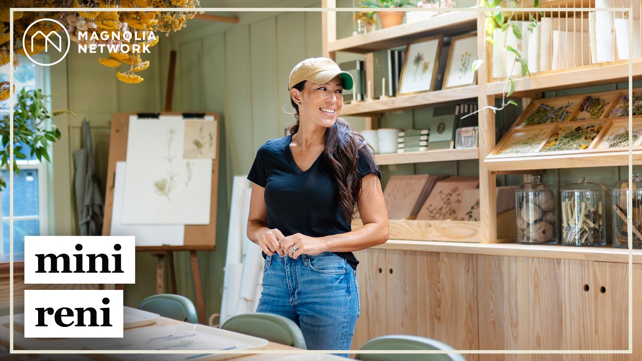 Joanna Gaines Renovates Garden Store into Art Studio at Silos | Mini Reni | Magnolia Network