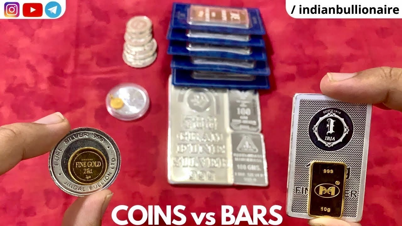 Gold/Silver Coins vs Bars - What should you buy? Indian Bullionaire