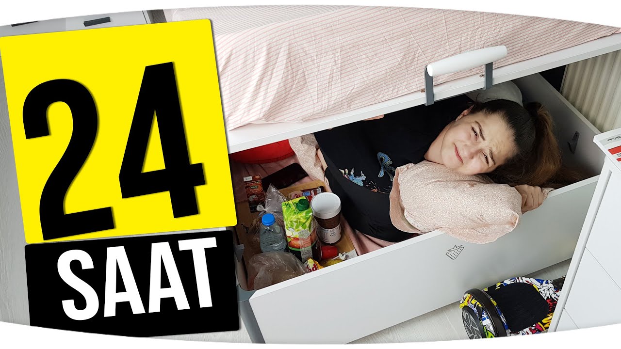 24 SAAT MİNİCİK BAZANIN ALTINDA YAŞAMAK!! Fenomen Tv