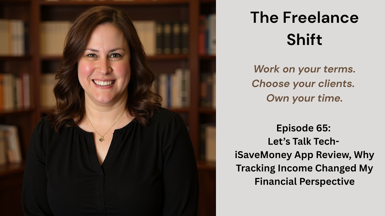Ep 65: Let’s Talk Tech-iSaveMoney App Review, Why Tracking Income Changed My Financial Perspect