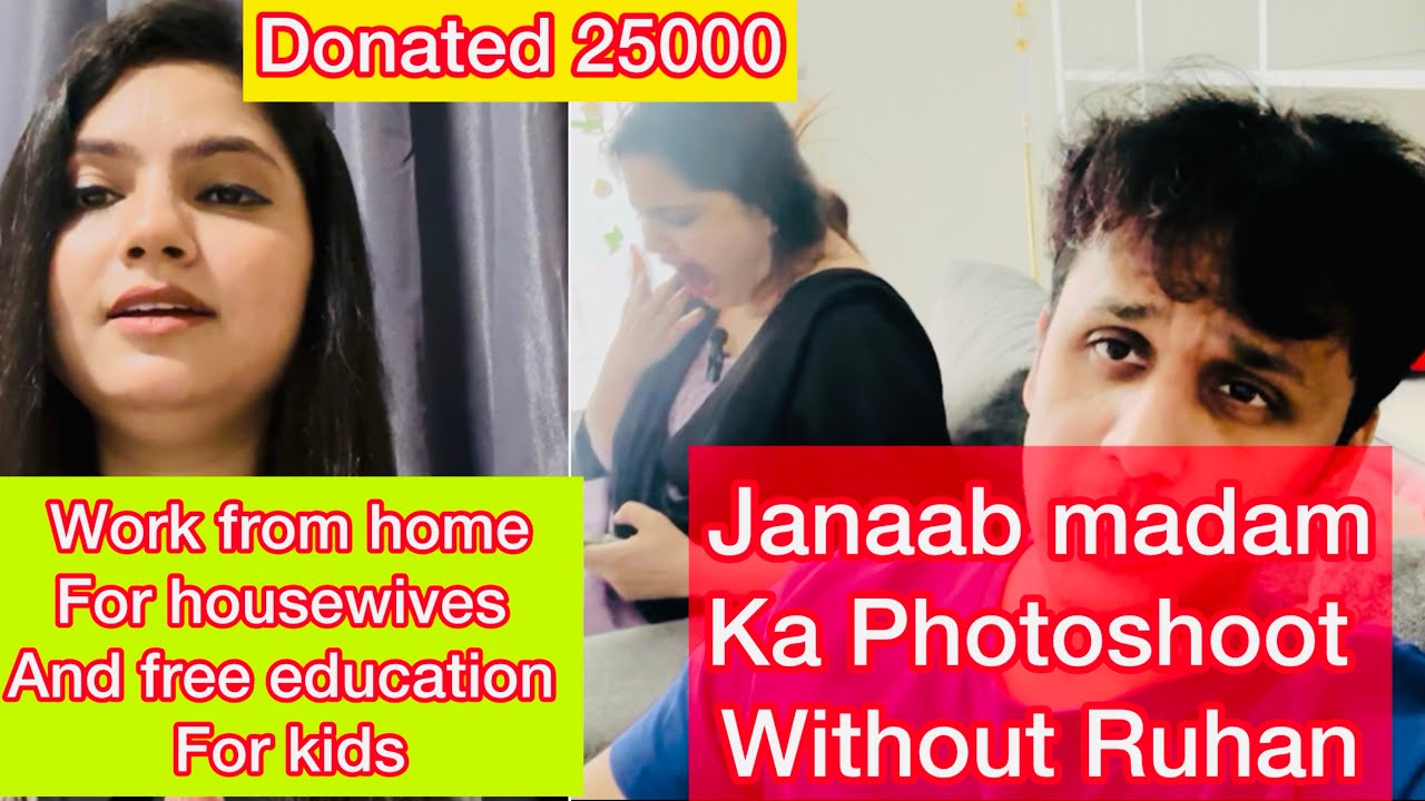 Janaab ko madam ko kaam pe lagane ki jaldi hai || Helping people because of you guy #nehafaizivlogs 