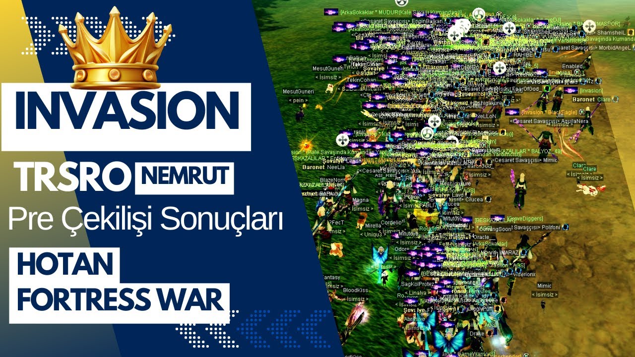 #TRSRO || NEMRUT GÜNLÜKLERİ 13 || PRE ÇEKİLİŞİ || HOTAN FORTRESS WAR (04.05.2025) 💥