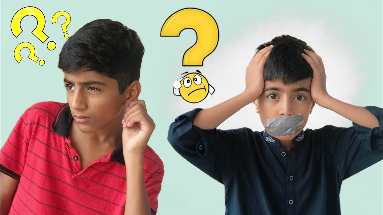Gag Talk Challenge with Little Brother 😝