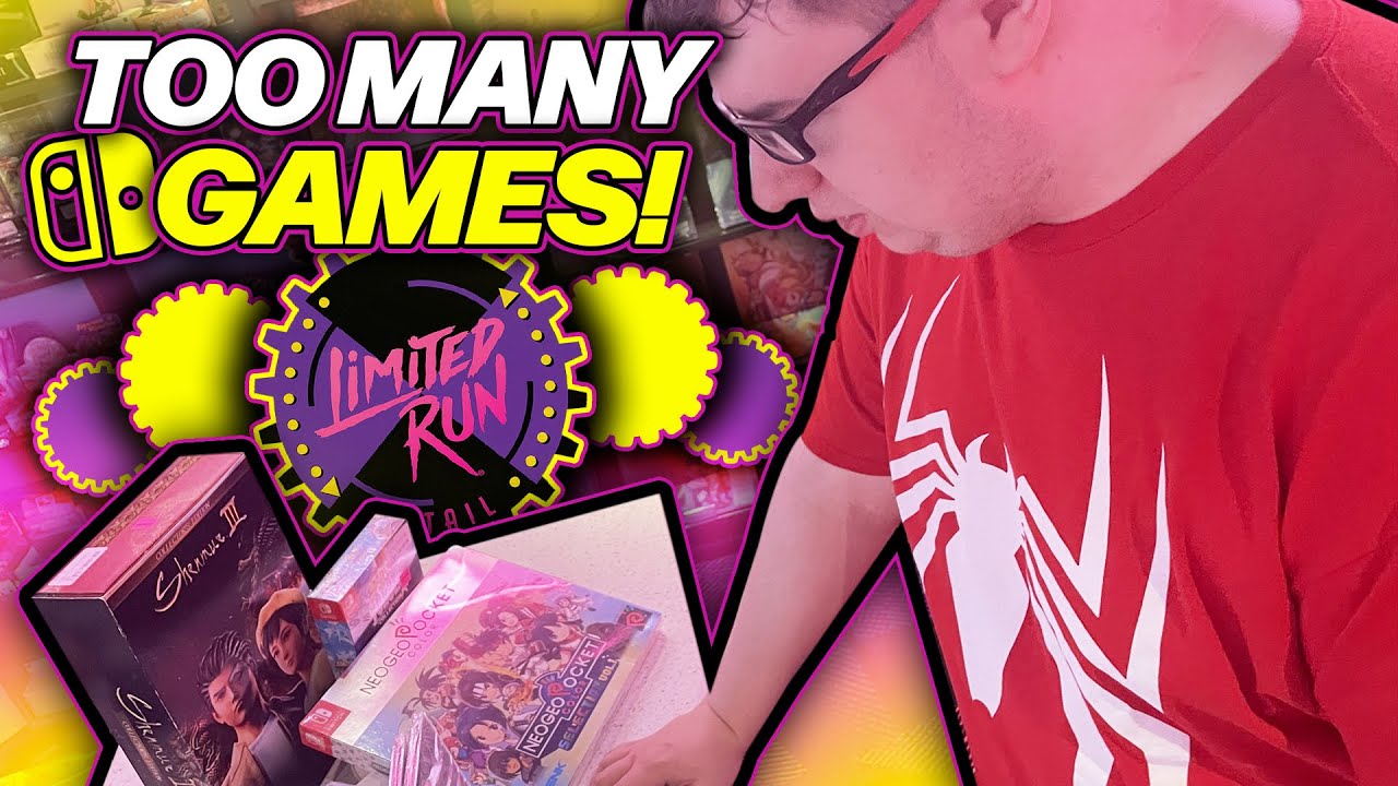 I Bought TOO MANY Nintendo Switch Games At The Limited Run Store!