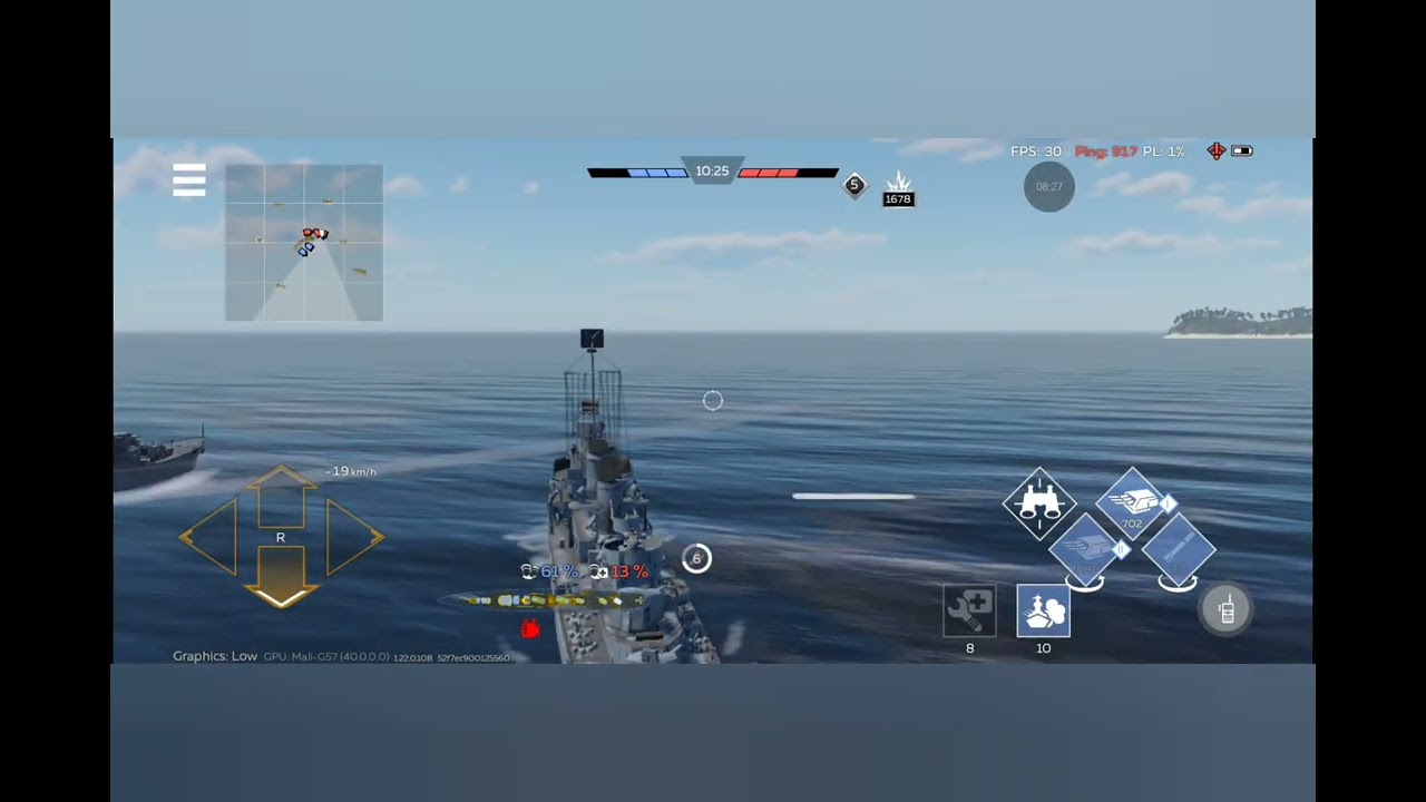 Playing a game called @Warthunder mobile 