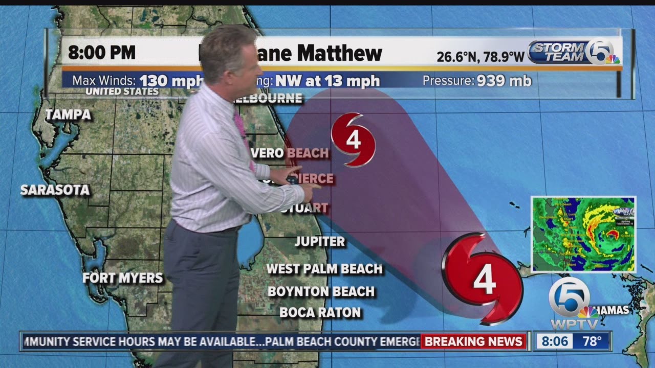 Hurricane Matthew 8 p.m. advisory