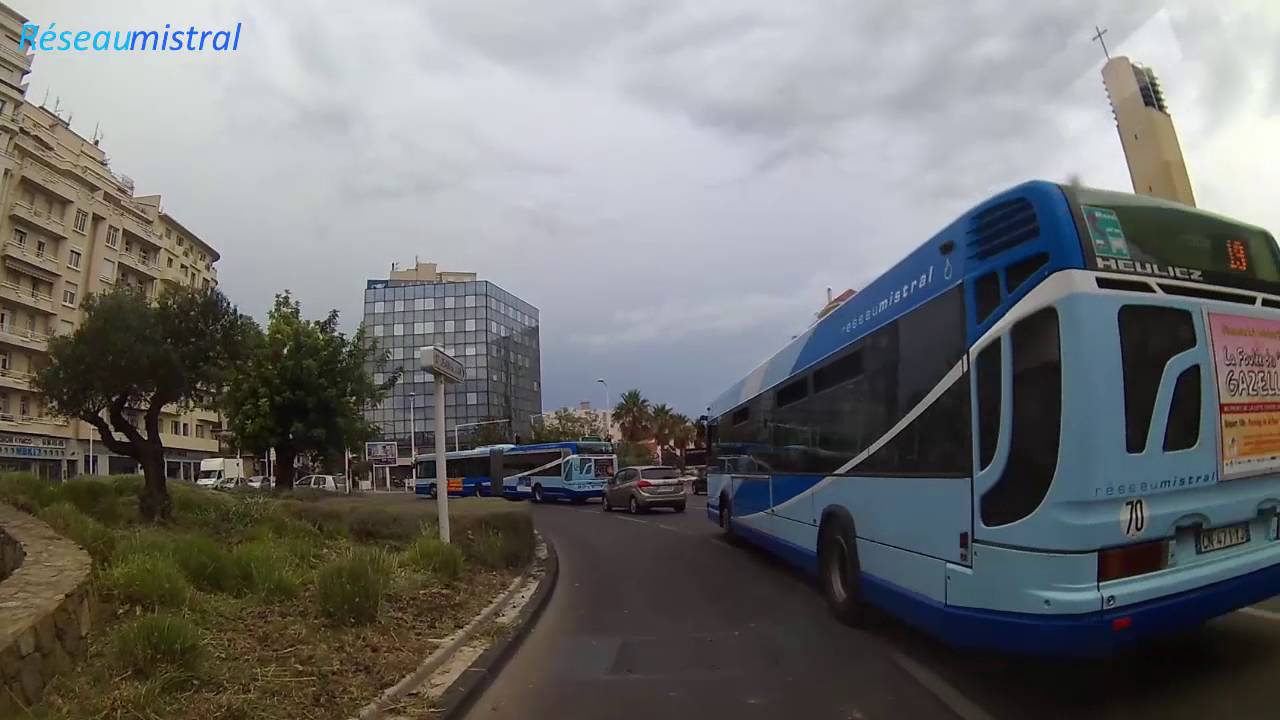 [TIMELAPSE] Ligne 20 (Fort Blanc à Fort d'Artigues) Réseau mistral