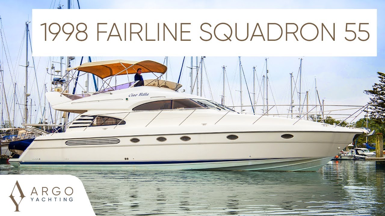 Fairline Squadron 55 'Ciao Bella' | Yacht Tour & Walkthrough