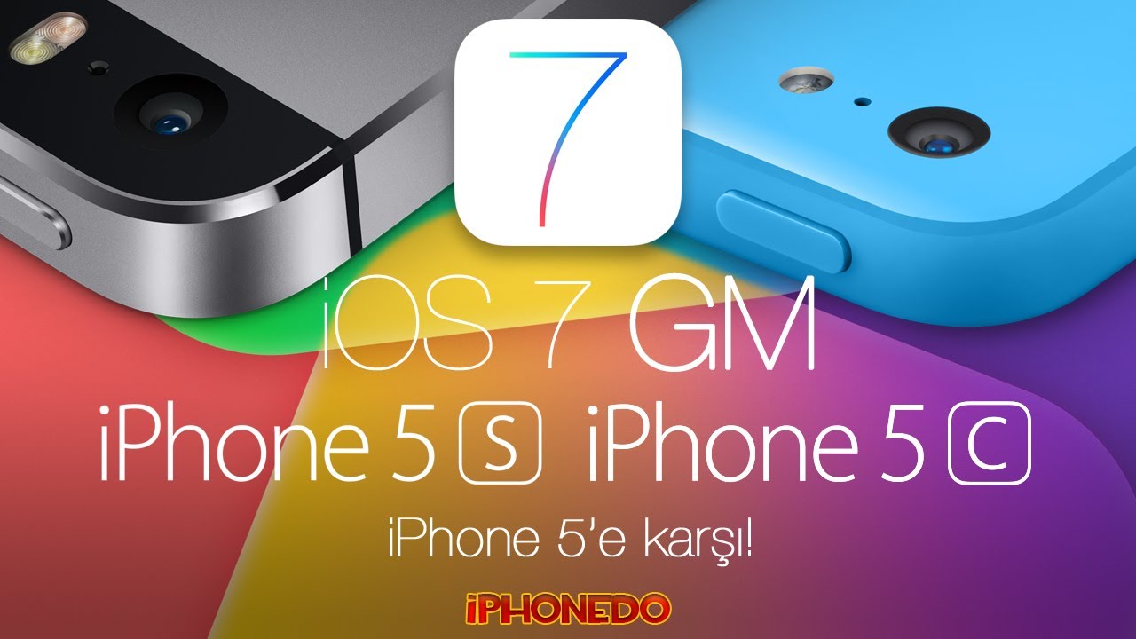 iPhone 5s ve 5c, 5 arasındaki farklar! iOS 7 GM ile gelen yenilikler!