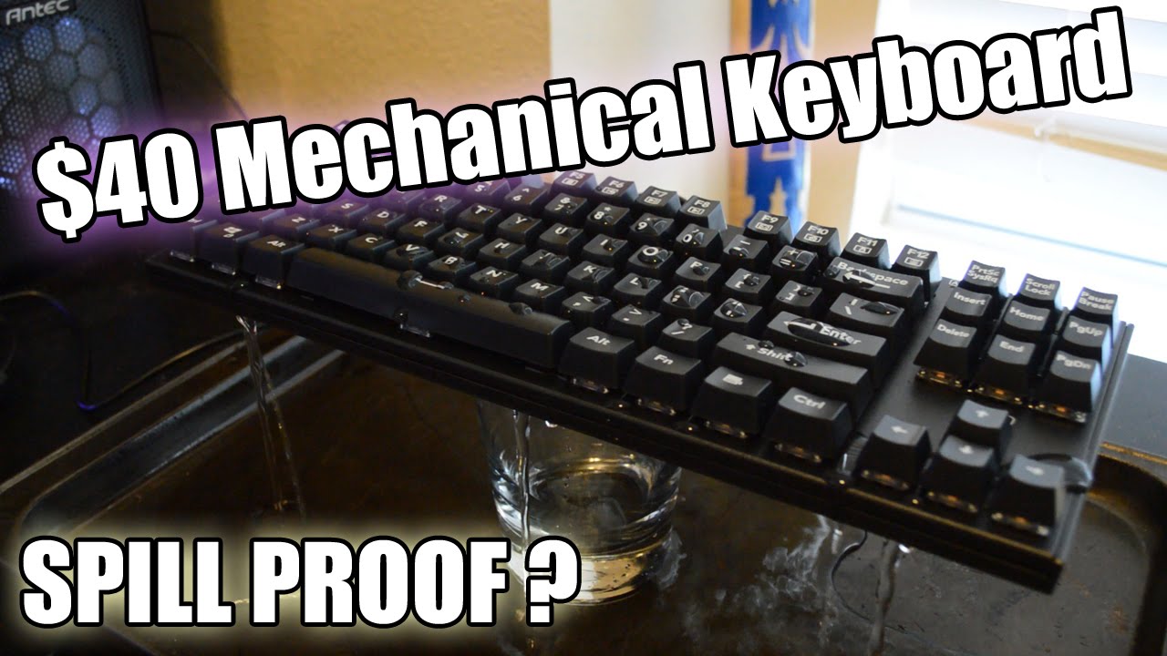 Budget Mechanical Gaming Keyboard Review - Tomoko I-500 - With Spill Test