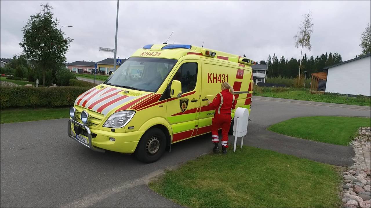 Aivoinfarktipotilaa ensihoidossa - Ensihoito Kanta-Häme