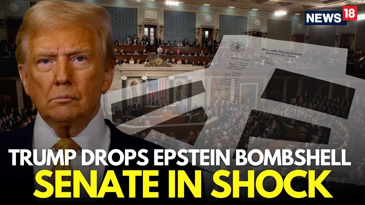 Epstein Files News LIVE | Trump's Big Revelation On Epstein Files, Senate In SHOCK | US News | N18G